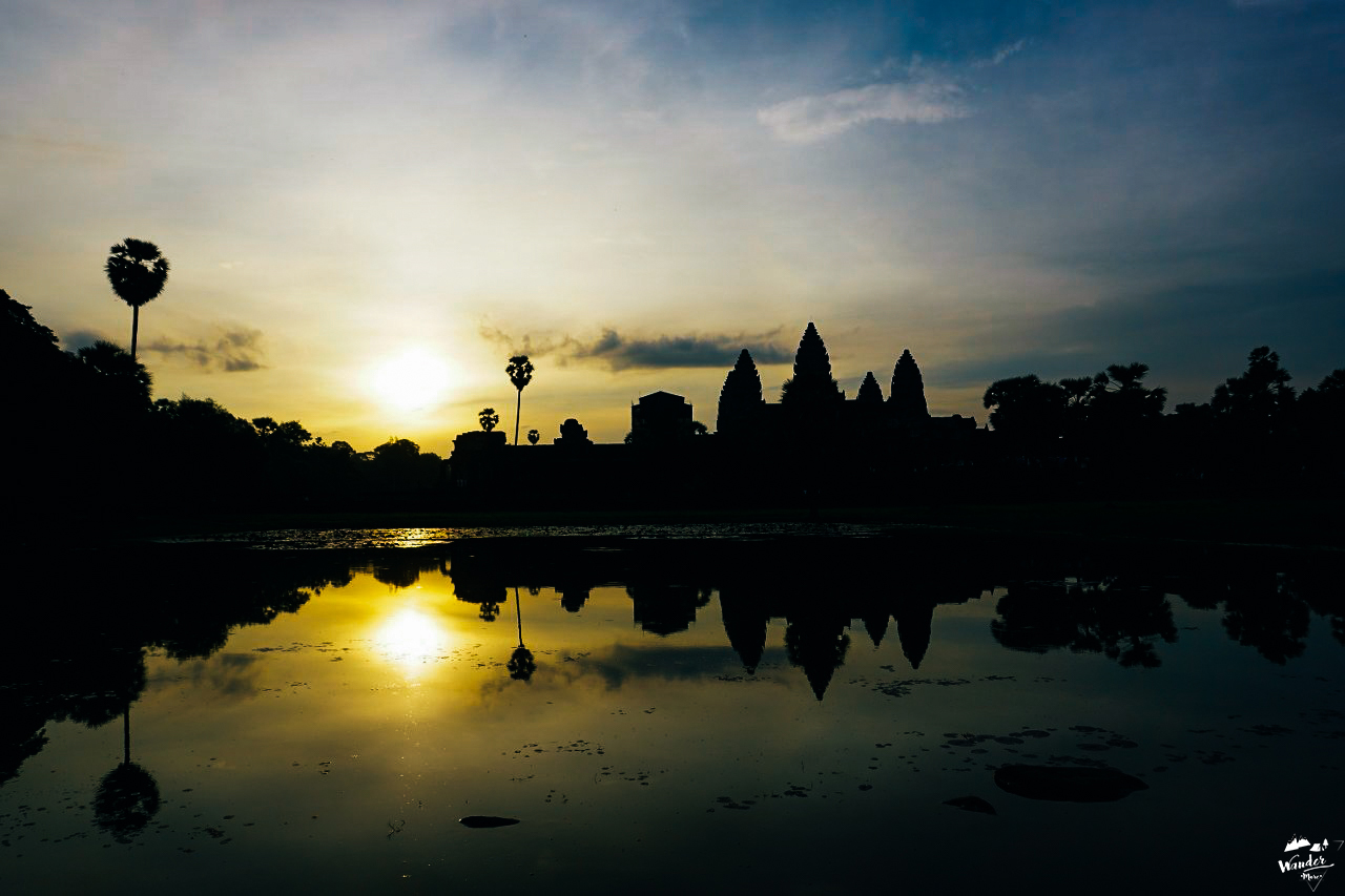 นครวัด ผจญภัย เที่ยวคนเดียว กัมพูชา เดินทาง อังกอร์วัด angkor wat sunrise