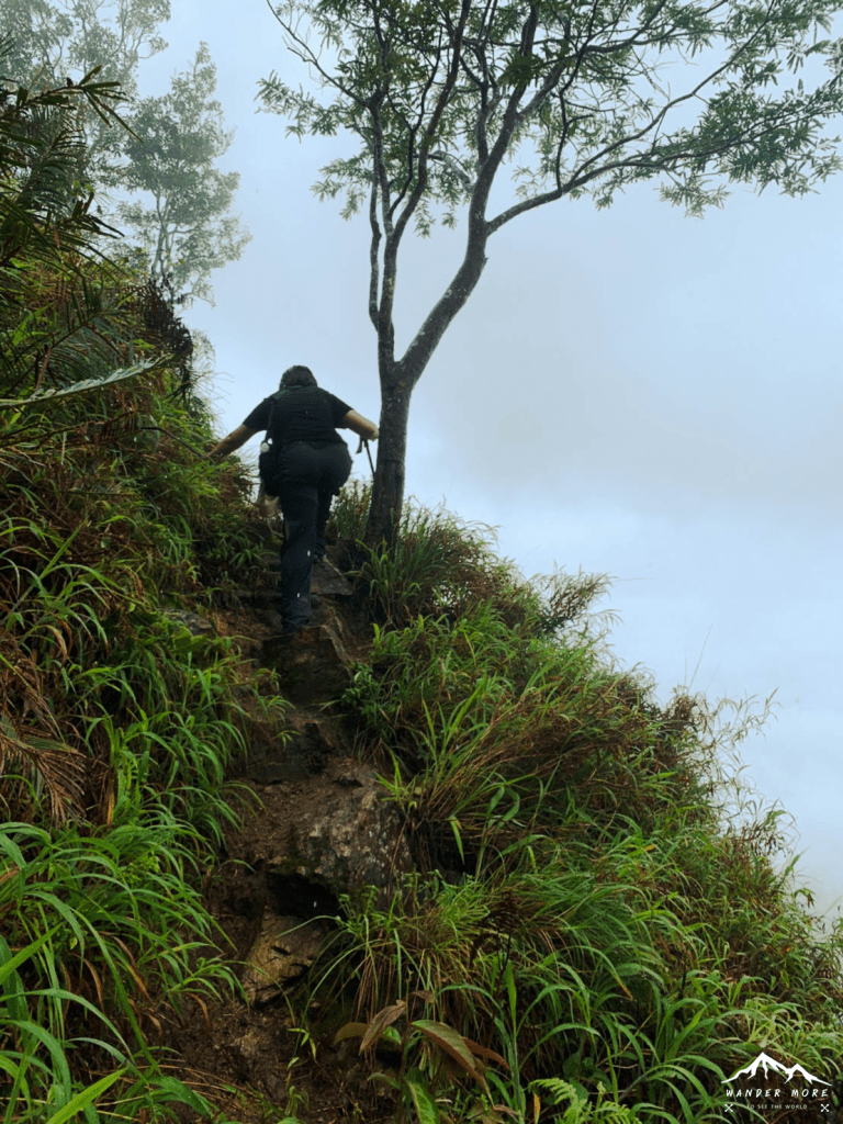 ทางขึ้นจุดจานดาวเทียม ดอยมะม่วงสามหมื่น