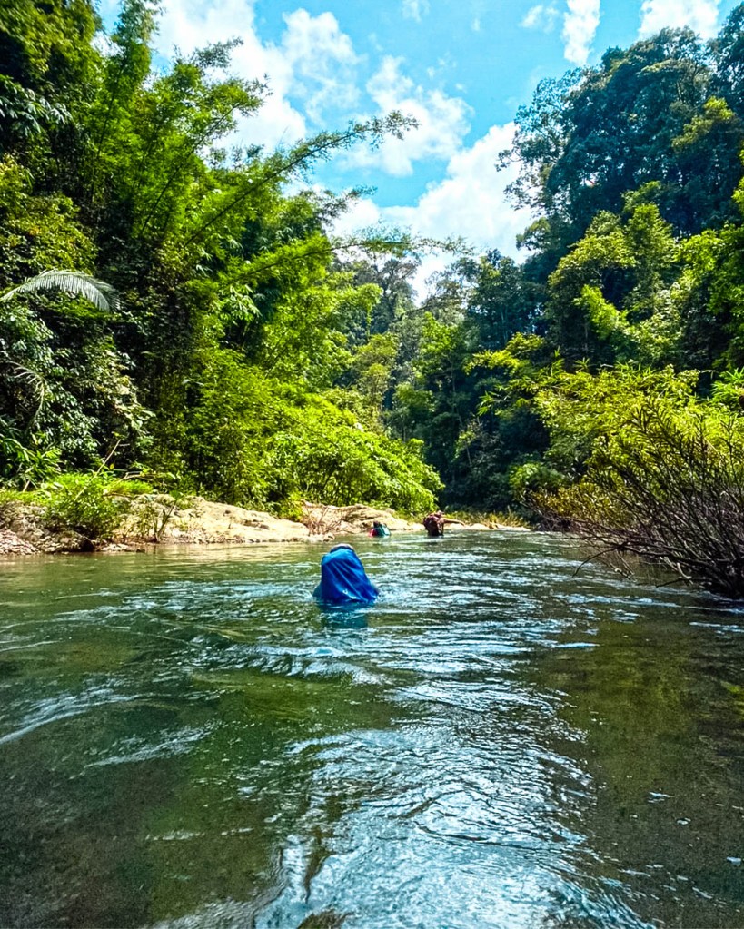 ลุยน้ำครึ่งตัว