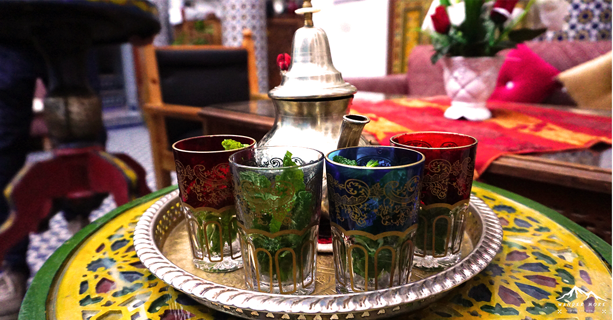 จิบชาสไตล์โมร็อคคัน Fez โมร็อคโค